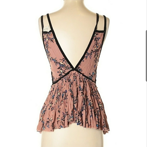 Free People Strappy Floral Cut out Festival Tank - Picture 2 of 2
